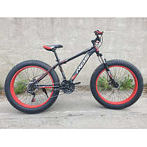MDS Fatbike 26" матовый Black/RED Велосипеды