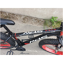MDS Fatbike 26" матовый Black/RED Велосипеды
