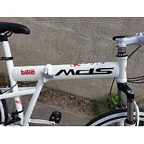 MDS Saliekamais Bike 26" White Velosipēdi
